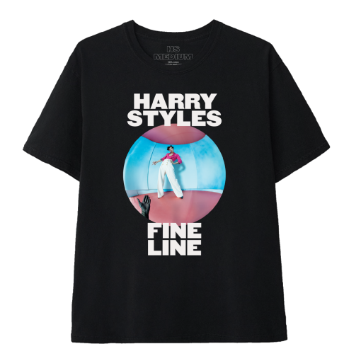 HARRY STYLES FINE LINE BLACK TEE