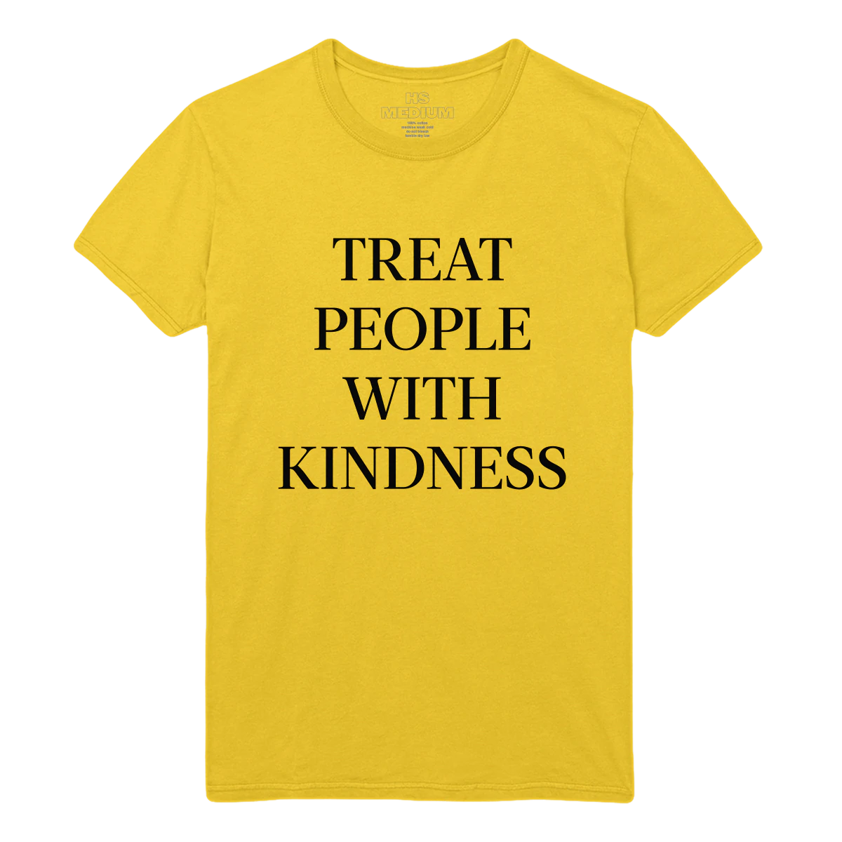 Treat People With Kindness Tee (Yellow)