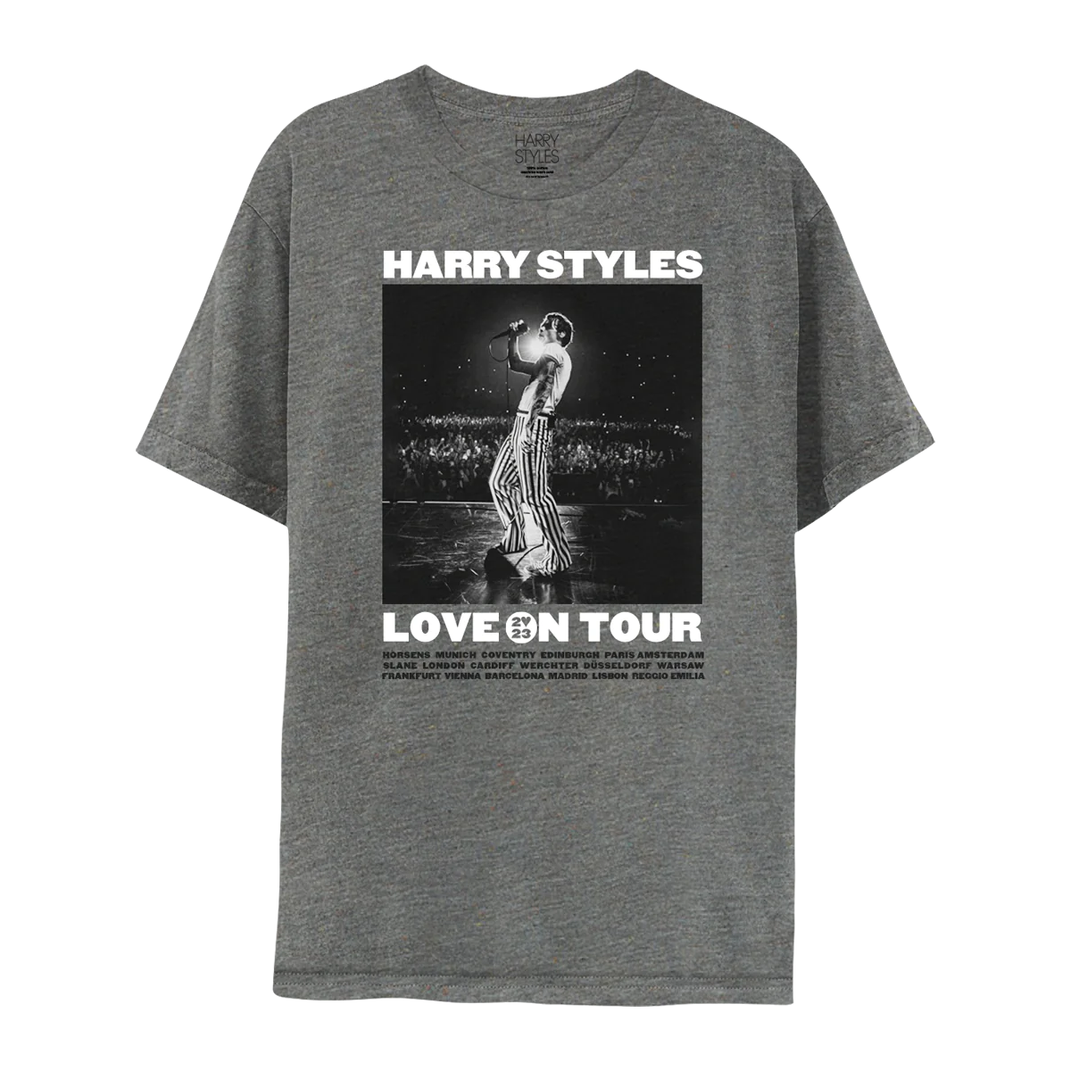 Harry Styles Gray Photo T-Shirt